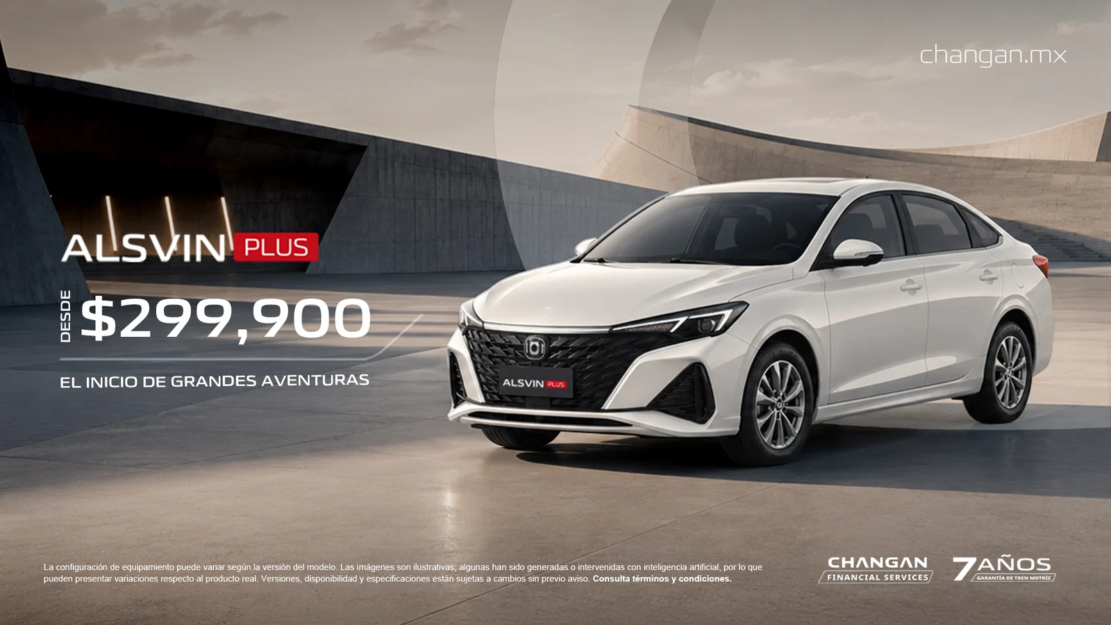 Changan Alsvin Plus · El inicio de grandes aventuras